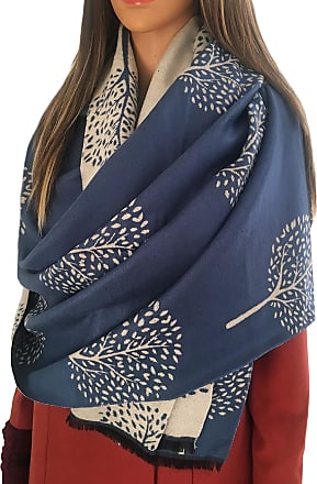 Accessories Scarves s Pashmina Pashmina blue graphic pattern casual look 