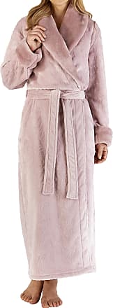 pink velvet dressing gown