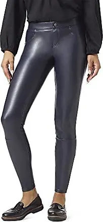 NWT Women's Hue Ponte Plaid Print Leggings Size XS Black #676H