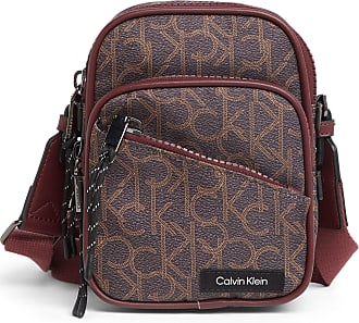 Calvin Klein Pin Dot Print Logo Phone Crossbody Bag In Brown At Nordstrom  Rack
