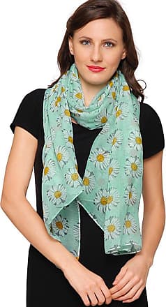 Daisy Floral Print Two-Sided Reversible Soft Pashmina Feel Wrap Shawl