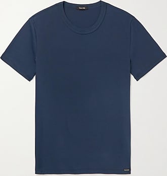 Herren Bekleidung T-Shirts Langarm T-Shirts Tom Ford Baumwolle Andere materialien t-shirt in Blau für Herren 