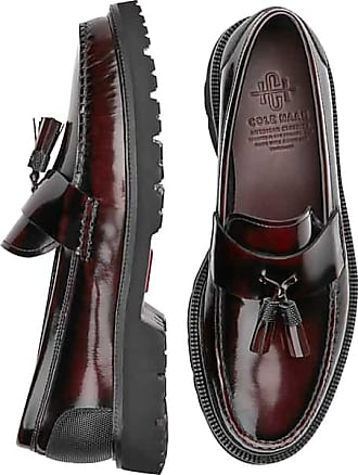 Alexander McQueen - Glossed-leather Boots Burgundy - EU 45