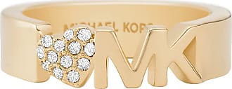 Michael Kors Logo Ring Gold Tone Size 7 
