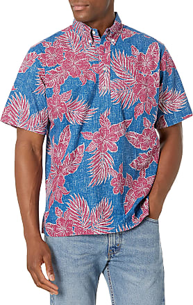 CATERTO Mens Short Sleeve 100% Cotton Pineapple Hawaiian Shirt