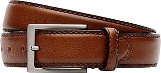 Saddlebred Men's Dress Casual Leather Belt 11BK02X004 Cognac Brown 