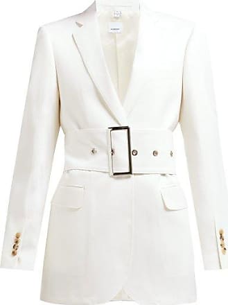 white burberry suit