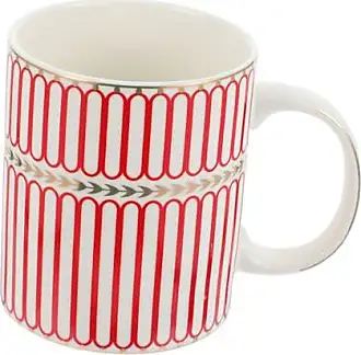 2x gobelet / mug rouge 350 ml - Céramique - mugs / tasses rouges