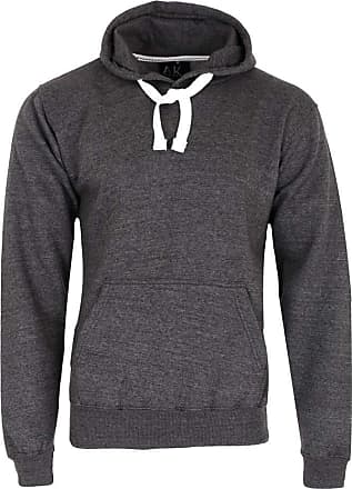 New Plain Fleece Pullover Hoody Jacket Sweatshirt Hooded Top Small to 5XL 