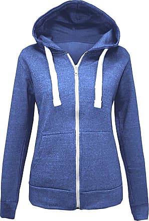 Ladies Fleece Plain Colour Pull Over Hooded Top Womens Hoodie Sweatshirt Jumper Gym Running Top HOODIE FOR WORK CASUAL SPORTS LEISURE Available in PLUS SIZES UK 6-24