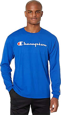blue long sleeve champion shirt
