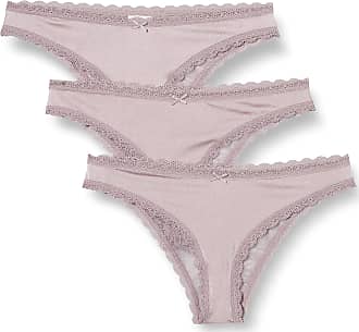 Pack of 3 Brand Iris & Lilly Womens Microfibre Thong 