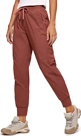 CRZ YOGA Women's Lightweight Workout Joggers 27.5 - Travel Casual Outdoor  Running Athletic Track Hiking Pants with Pockets Arct