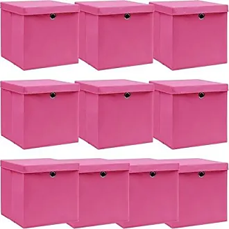 mDesign boîte de rangement empilable (lot de 6) – grande caisse de  rangement avec hublot pour la chambre d'enfant – panier de rangement  vêtements avec