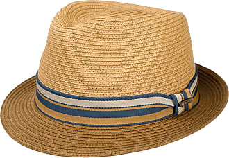 Stetson Solano Fedora Panama Hat Men Band Spring-Summer Made in Italy Sun Summer Beach with Grosgrain Band 