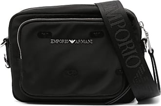Emporio Armani Man Cross-body Bag Navy Blue Size -- Bovine Leather