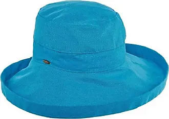 Scala Collezione Ladies Hat UPF 50+ 100% Cotton One Size Sun Protection Hat  Blue