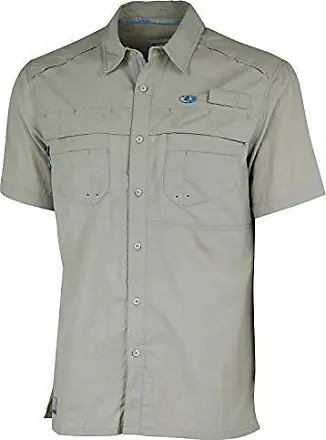 Mossy Oak Fishing Shirts for Men, Quick Dry with UPF Sun Protection Cool  Gray
