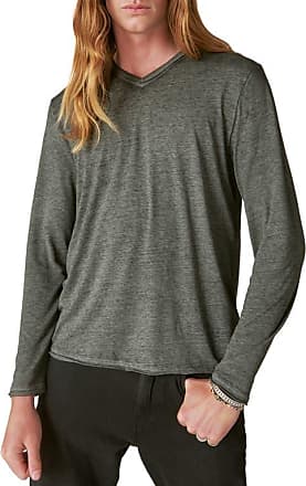 Lucky Brand Women's Long Sleeve Scoop Neck Easy Tee, Indigo Stripe, Small :  : Clothing, Shoes & Accessories