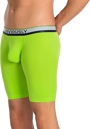 ODLO Cubic Mens Underwear Boxer Shorts Multi-Coloured Classic Green Lime Punch 