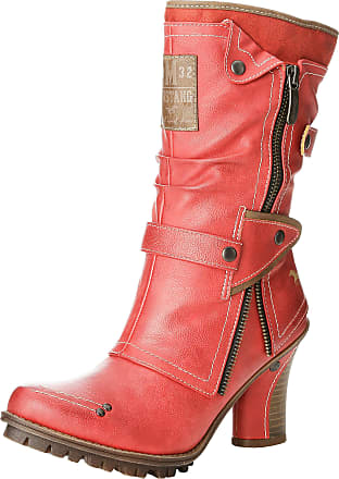 Leather Boots for Women in Red: Now up 