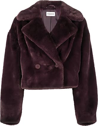 Women's Cropped Faux Fur Jacket, Women's Clearance