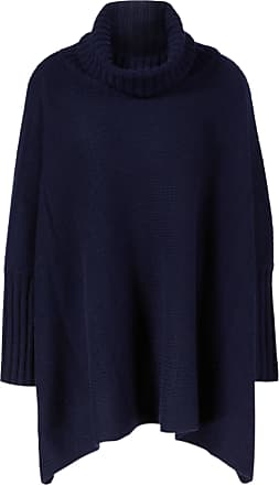 Damen Bekleidung Pullover und Strickwaren Ponchos und Ponchokleider Bark Wolle Cape in Blau 