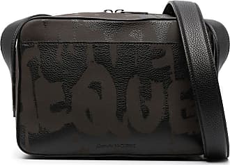 Alexander McQueen Mozart Leather Crossbody Bag - Black