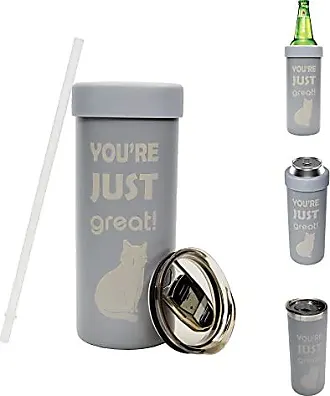 JOVIAL 2-in-1 Stainless Steel Can Cooler Insulated for all 24&25 Oz Cans,  Beer Can Cooler,seltzer can coozie, Can insulator,and Work As A Iced Coffee