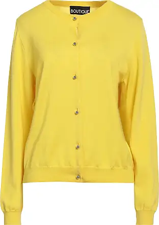 Lanvin button-up pointelle-knit cardigan - Yellow