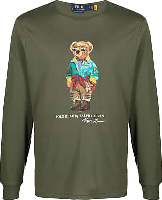 Polo Ralph Lauren Men's Polo Bear Cotton Sweater - Soft Royal - Size L
