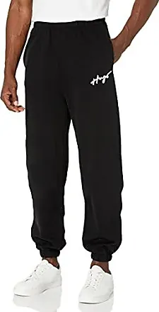 Relaxed Fit Cotton Joggers - Black - Men