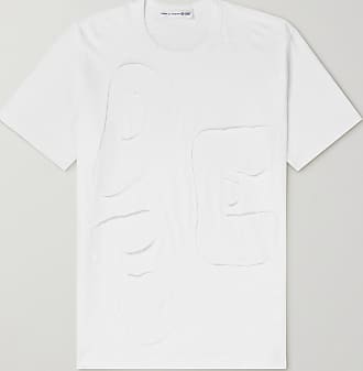 Comme des Garçons Baumwolle T-shirt Aus Baumwolljersey in Weiß für Herren Herren Bekleidung T-Shirts Kurzarm T-Shirts 