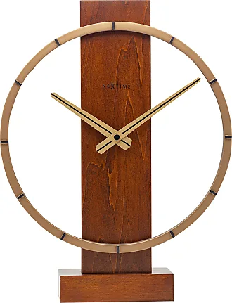 Holzuhr - groß (50cm) - NeXtime - Geräuschloses Uhrwerk - Manchester