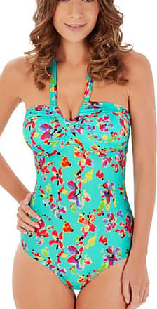 Lepel Sunset Halter Non Wired Moulded Swimsuit Aqua 1575830 Swimming Costume 