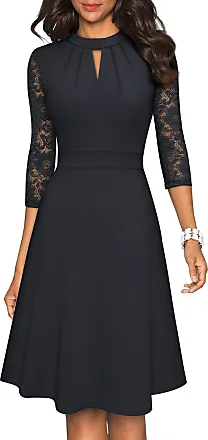 Women Solid Long Sleeve with Glove and Shoulder Pads Deep V Neck  Asymmetrical Party Elegant Summer Dresses for, Black, Small : :  Clothing, Shoes & Accessories
