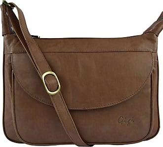 Gigi - Women’s Small Leather Cross Body Handbag - Shoulder Bag with Long Adjustable Strap - Othello 22-29