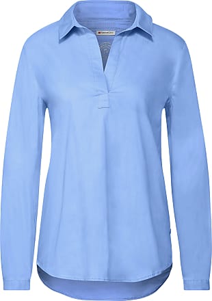 Einhorn Long-Bluse blau Casual-Look Mode Blusen Long-Blusen 