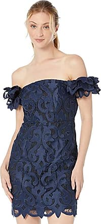 Milly Britton Guipure Lace Off-the-Shoulder Dress