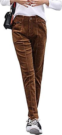 Armani Jeans Pantalon en velours c\u00f4tel\u00e9 brun style d\u00e9contract\u00e9 Mode Pantalons Pantalons en velours côtelé 