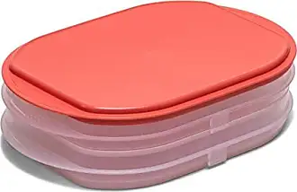 Tupperware keep tab medium set of 3, (1.2 Lt),pink, red and green