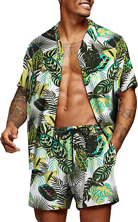  VNBNT Blue Hawaiian Shirts for Men Short Sleeve Button Down  Aloha Tropical Floral Vacation Resort Wear Sunset Beach Shirt : Clothing,  Shoes & Jewelry