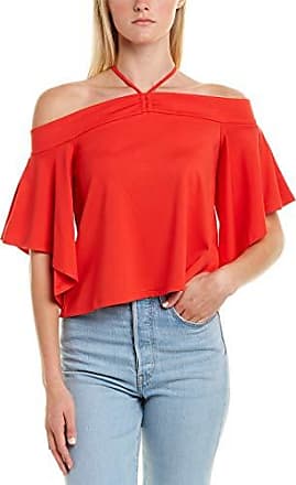 BCBGMAXAZRIA Womens Kayann Off The Shoulder Cropped Top