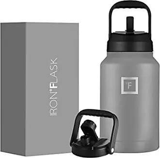 Iron Flask Sports Water Bottle - 40 Oz, 3 Lids (Straw Lid),Vacuum Insulated  Stainless Steel, Double Walled, Thermo Mug, Metal Canteen 