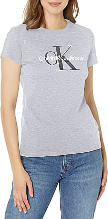 Gray Calvin Klein Women's T-Shirts | Stylight