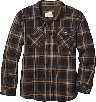 Mossy Oak Men's Thermal Lined Plaid Flannel Shirt