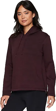 RBX Activewear Women's Fleece Pullover Sweatshirt With Zip Mock
