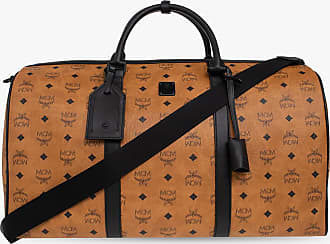 Mcm Men's Ottomar Weekender Bag in Maxi Visetos - Brown - Holdalls