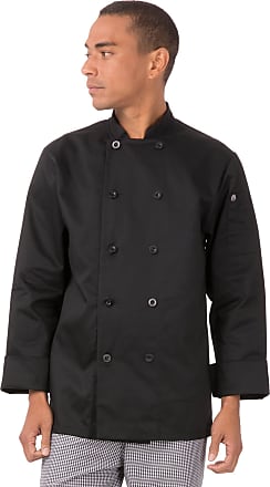 Details about   Chef Works Men's UCLA Bruins 3/4 Sleeve Chef Coat Black/white L Culinary Cook 