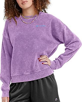 Women's Crewneck Pullover Sweater - (Purple, Large)